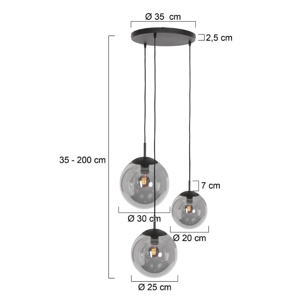 Vide-Hängelampe Bollique ländlich Steinhauer 8712746147117