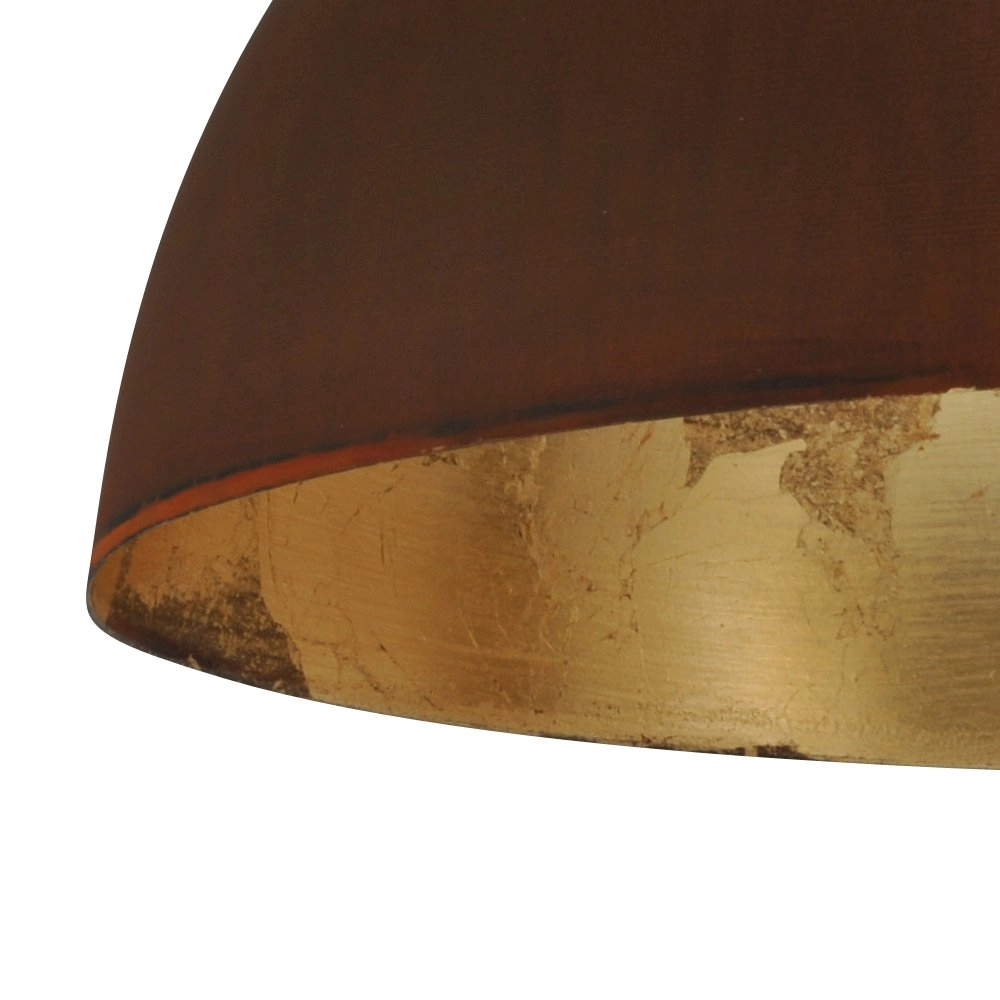 Große, robuste Pendelleuchte Industria Rust Gold 30 Masterlight 8718121120430