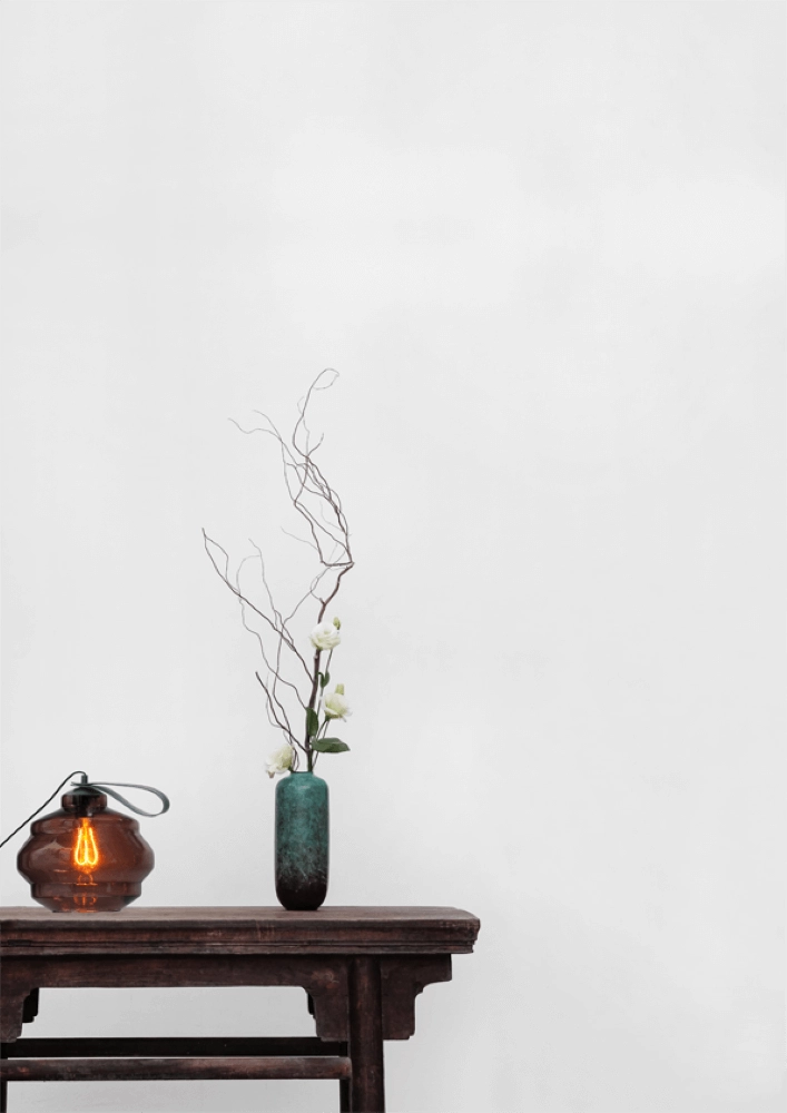 Tischlampe Porto Mit Kugel aus rotem Glas tragen Masterlight 8718121271286