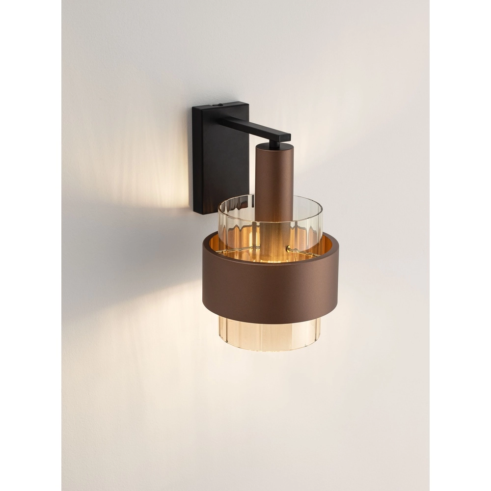 Moderne Wandlampe Serena Kaffeebraun Lyora 5212063501201