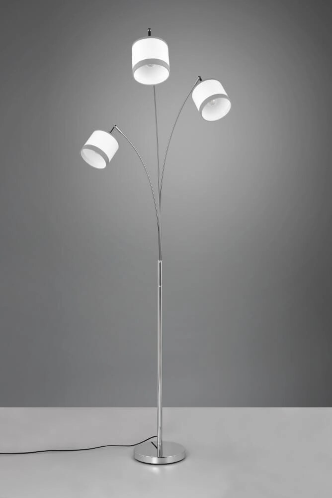 Stehlampe Davos weiß 3-flammig Trio 4017807574296