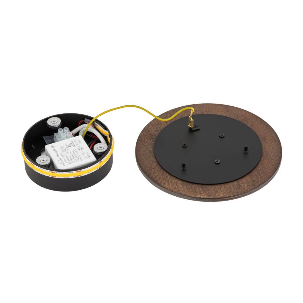Wandleuchte Ring Timber S LED-Holz Lyora 5903139112888