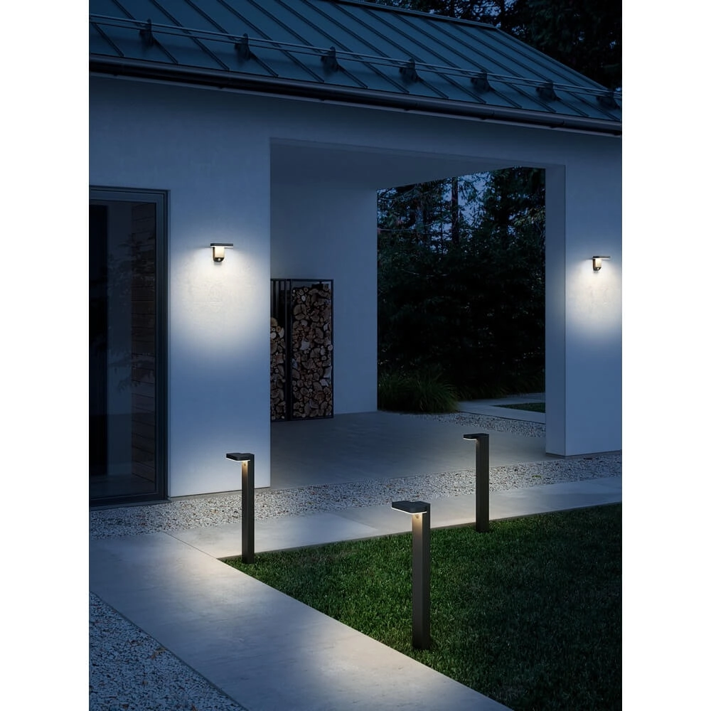 Solar-Gartenleuchte Rica schwarzes Rechteck Nordlux 5704924004803