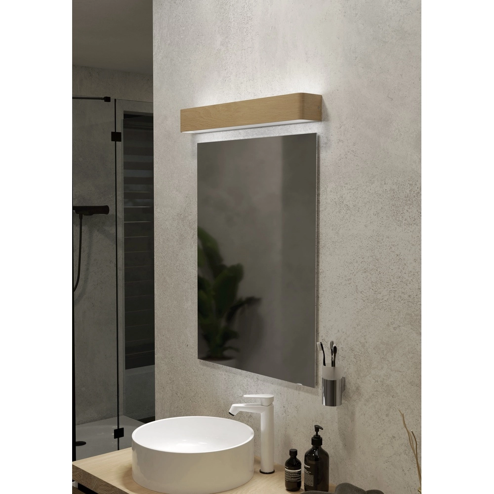 Wandlampe mit Holzoptik Sania 6 62 cm – LED Eglo 9008606299874