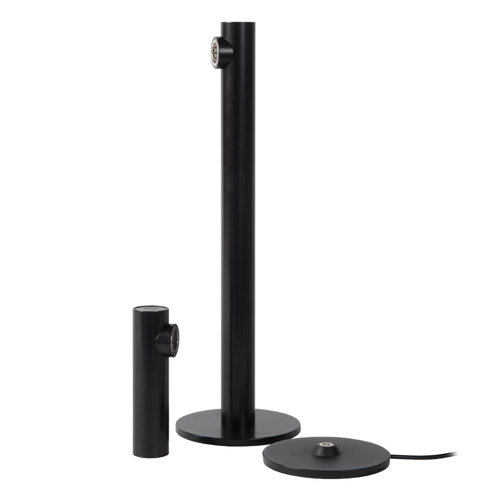 Wiederaufladbare Tischlampe Antrim schwarzes IP54 Lucide 5411212272201