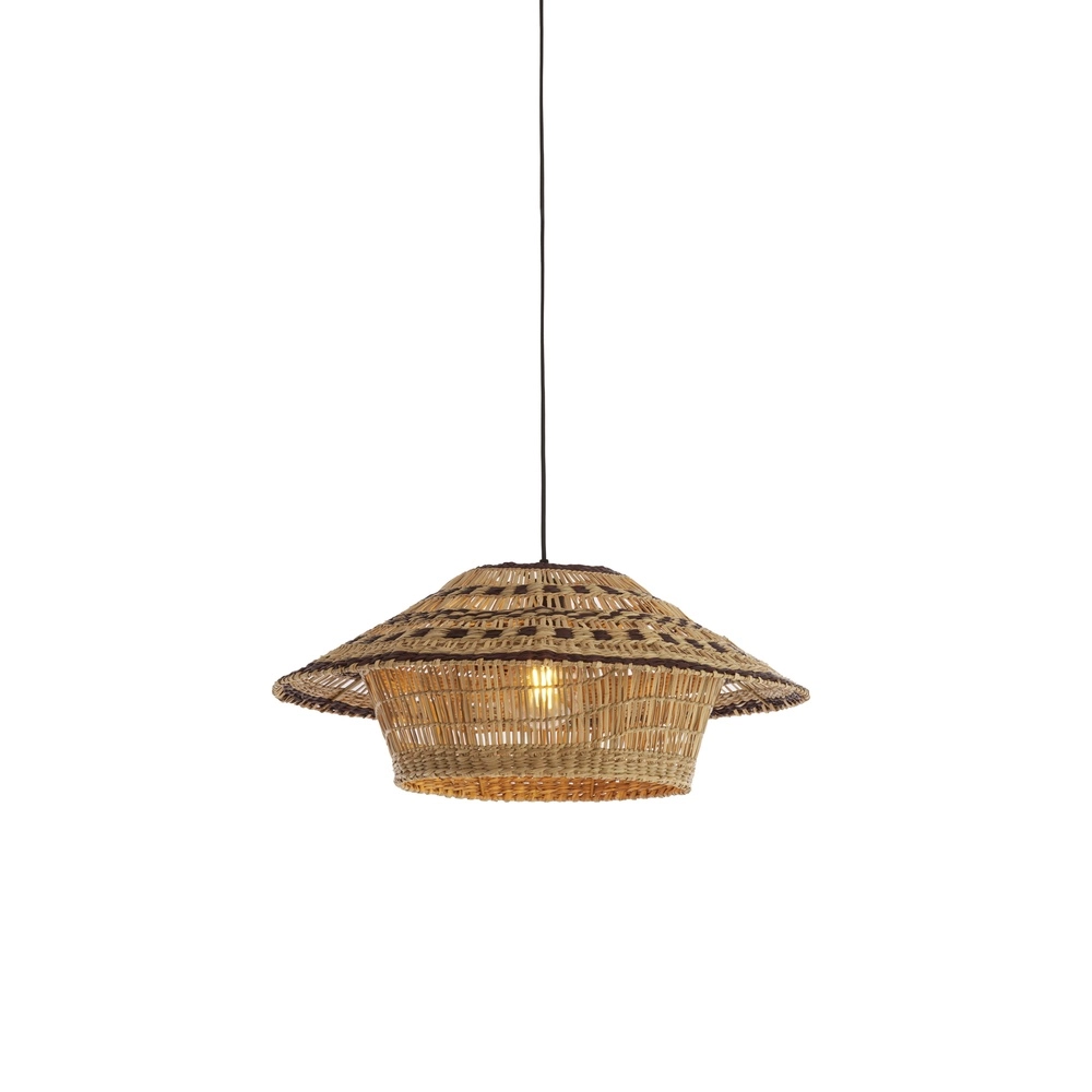 Pendellampe Owana Ø 64 cm Rattanbraun Light & Living 8717807836825