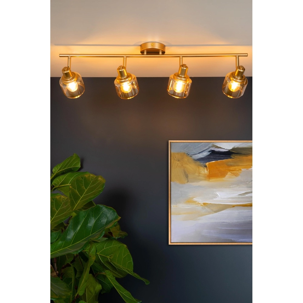 Deckenlampe Bjorn 4-Licht Gold Lucide 5411212771247