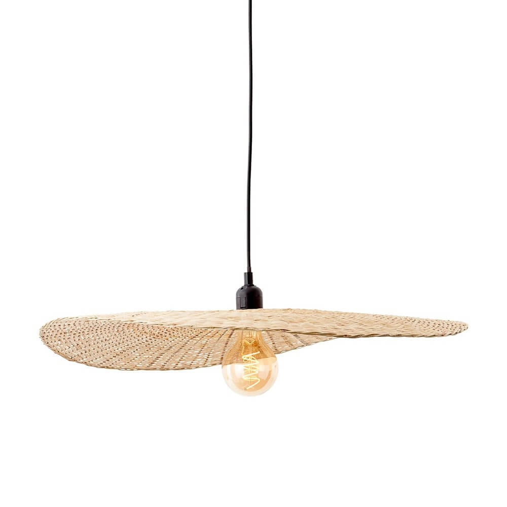 Hängelampe aus Rattan Jefter Ø 60cm