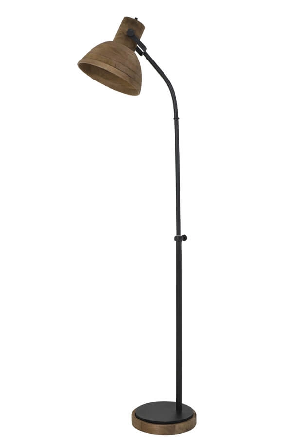 Country Leselampe Imbert Holz mit Schwarz Light & Living 8717807293260