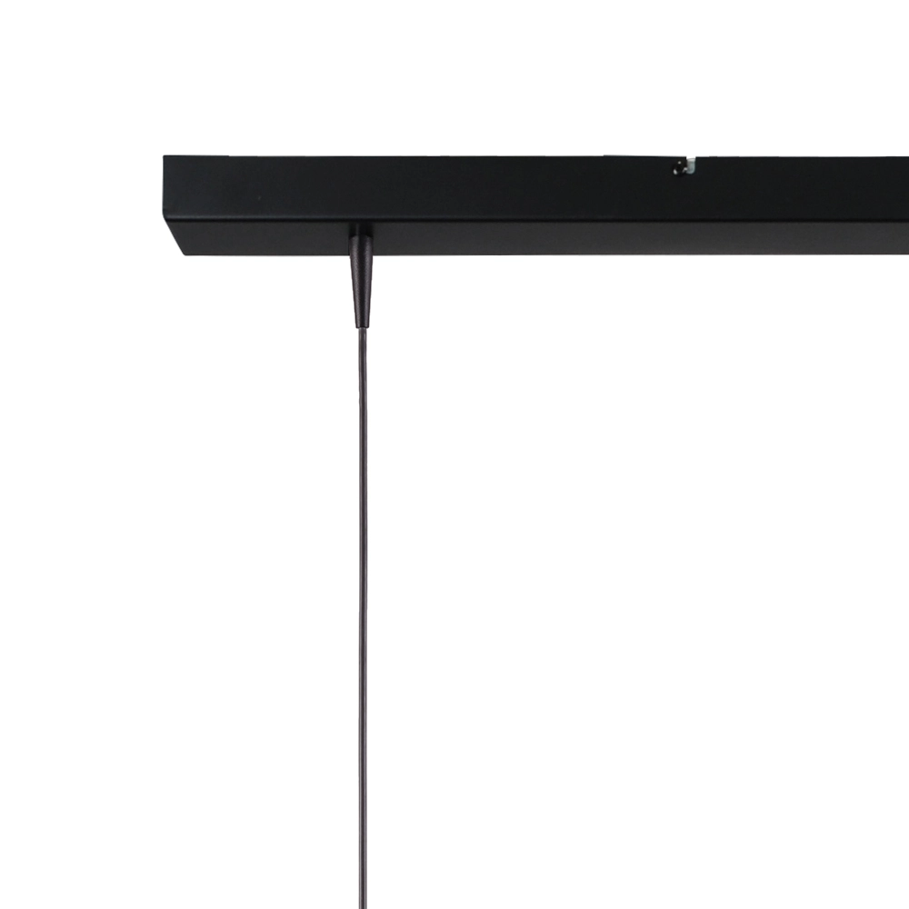 3-Licht Pendellampe Scala 100 cm schwarzer Nickel Ø 20 cm Masterlight 8718121301358