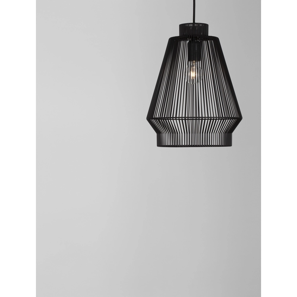 Böhmische Pendelleuchte Bredo Ø 27,5cm schwarz Lyora 5212017438898