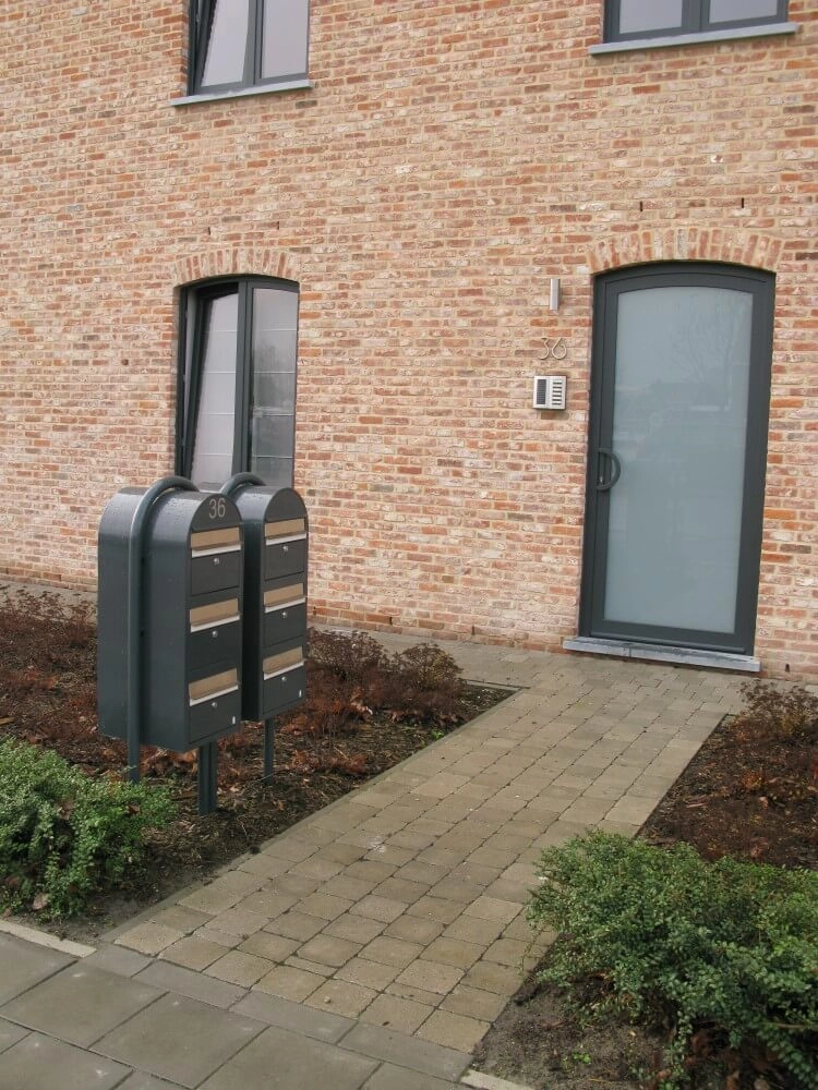 Briefkasten Trio 7016 i Dunkelgrau Bobi 6417237015143