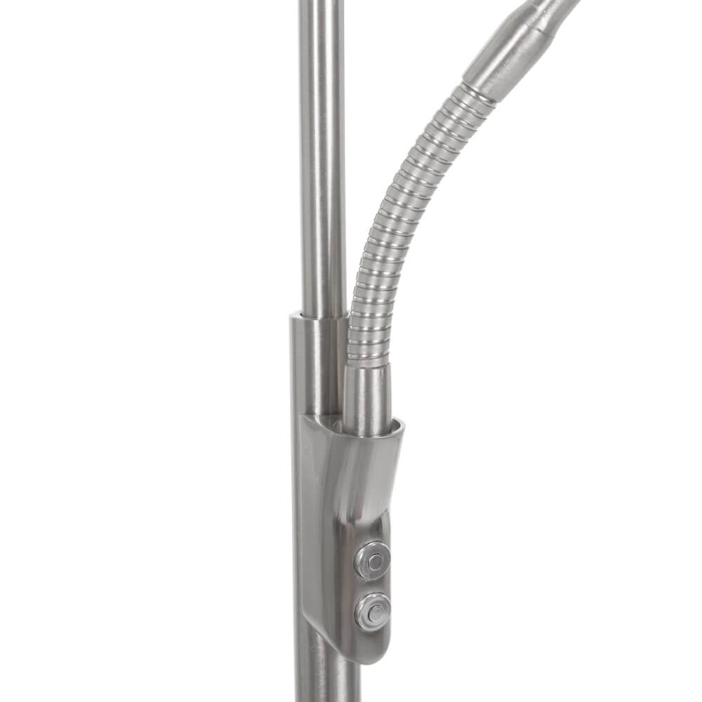 LED-Leselampe Zodiac 2-leichter Metallgrau Steinhauer 8712746122824
