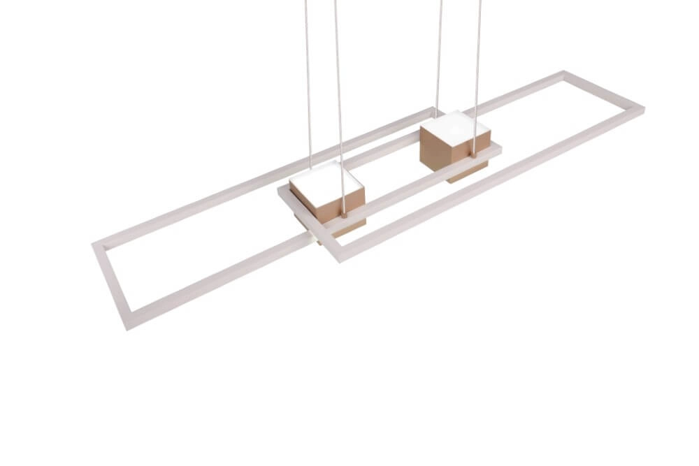 LED-Hängelampe Büro Albany rotes Kupfer Trio 4017807610352