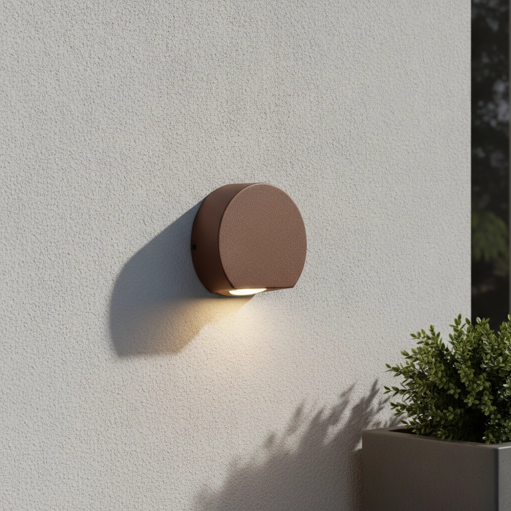 Design-Wandleuchte Sango Rostbraun