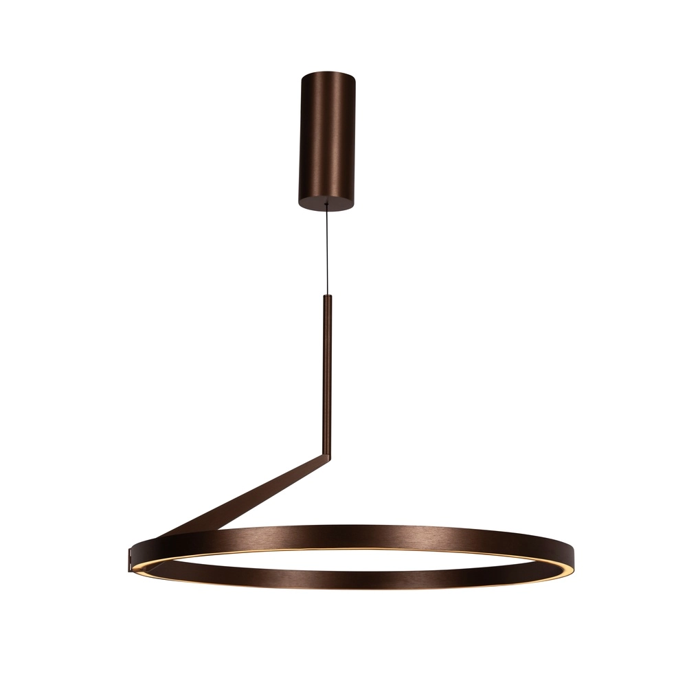 Elegante LED-Pendelleuchte Applause Kupferrot – Ø 60cm Premium by Lucide 5411212221834