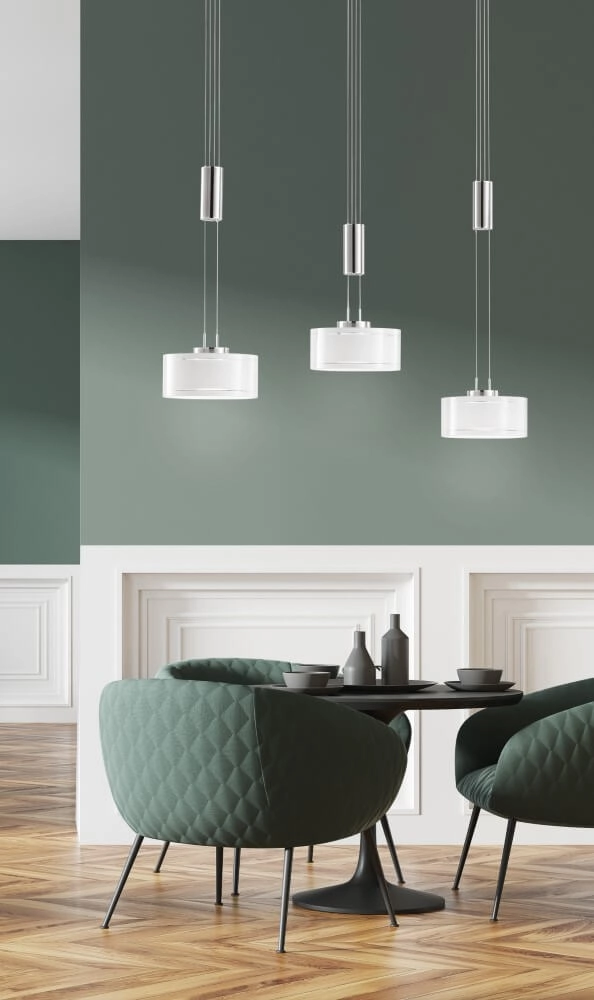 Esszimmerlampe Lavin mit 3 Hauben Fischer & Honsel 4001133604499