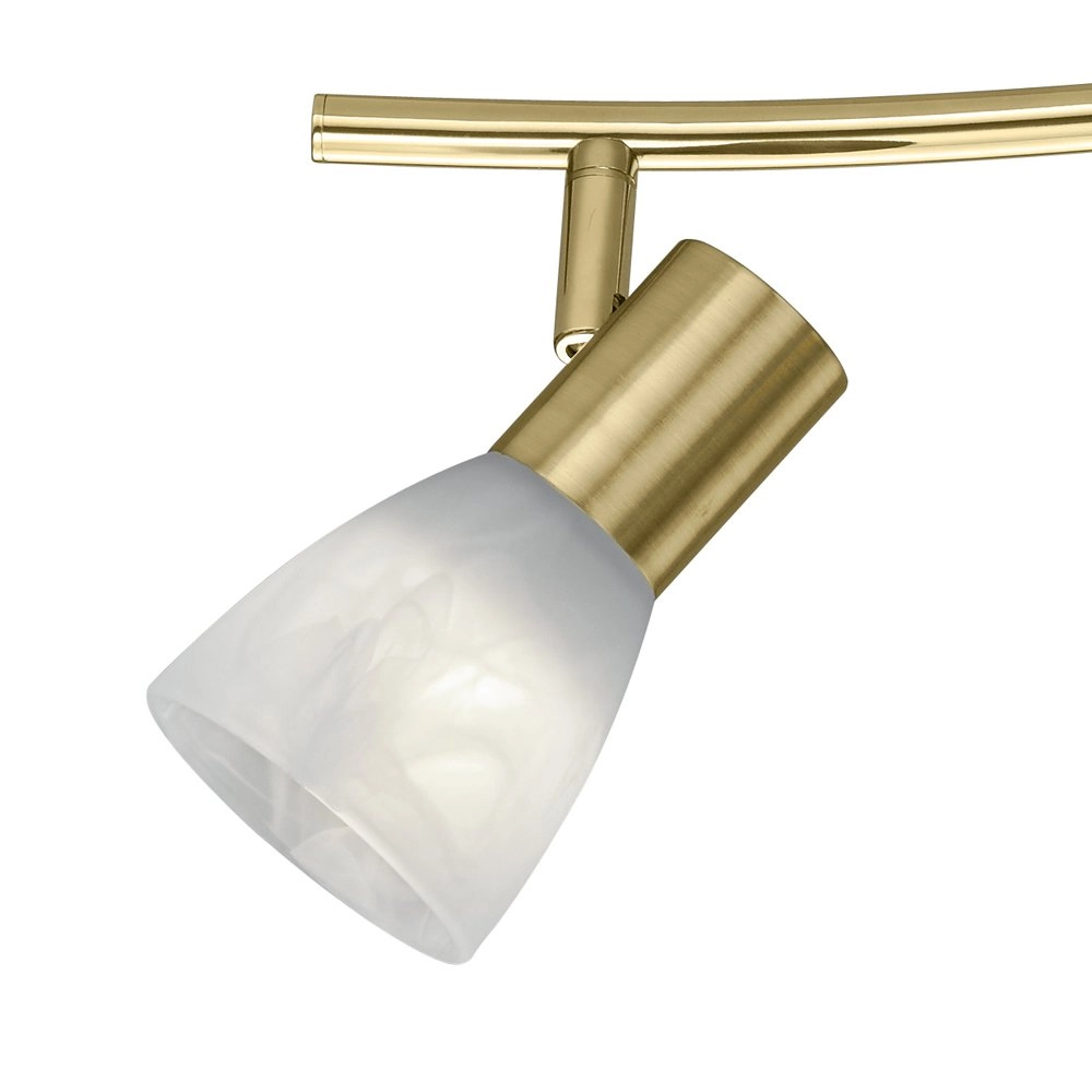 LED-Deckenstrahler Levisto 4-leichte Messingmatte Trio 4017807281729