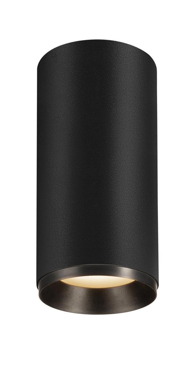 Aufbauspot Numinos L Zylinder schwarz 3000K - 36gr SLV 4024163244732