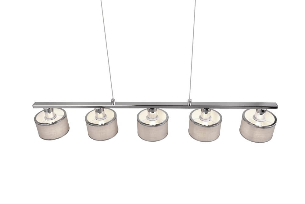 Hängelampe mit 5 Leuchten Kaprun gerade 92cm Trio 4017807581157
