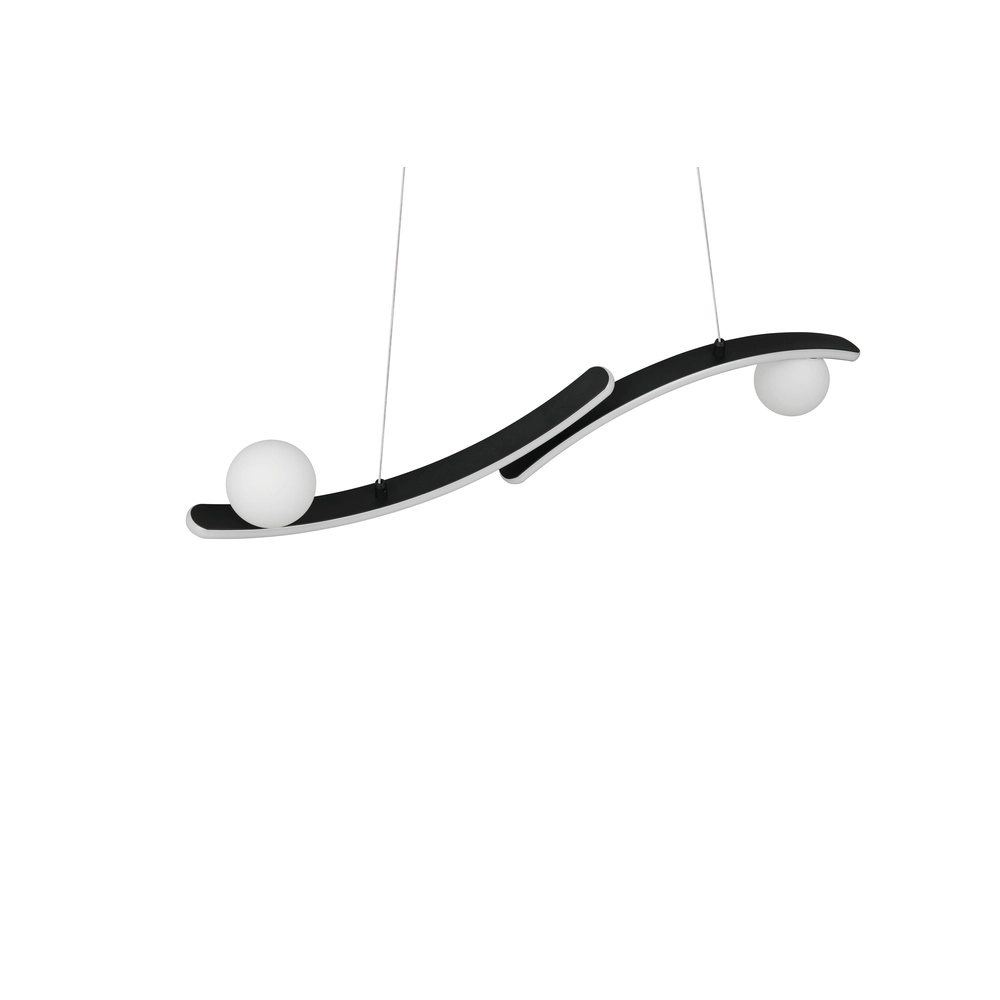 Design-Pendellampe Napoli Schwarz Trio 4017807683462