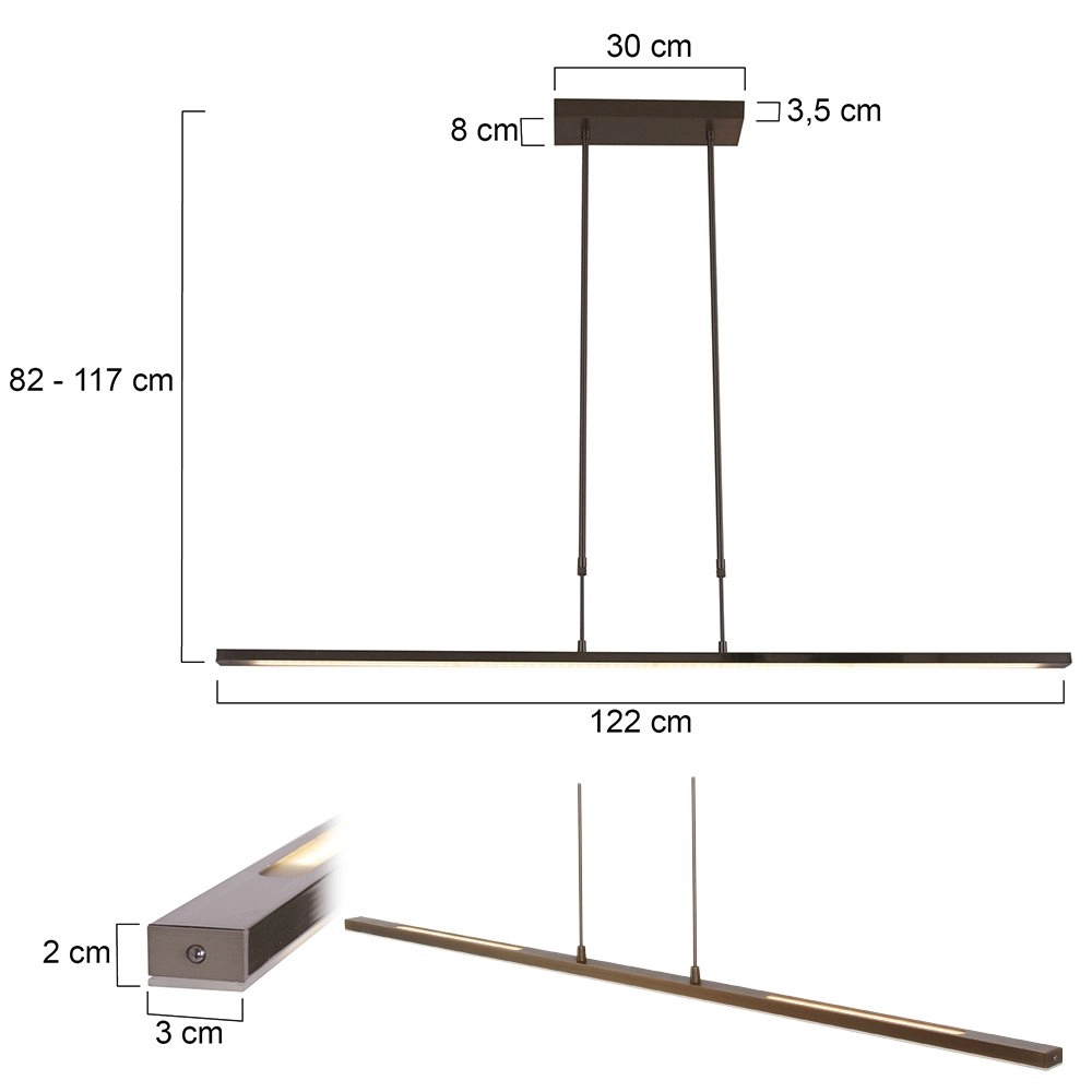 LED-Pendelleuchte Zelena Steinhauer 8712746123319