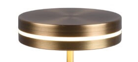 LED-Tischlampe Franklin Altes Messing Trio 4017807525373