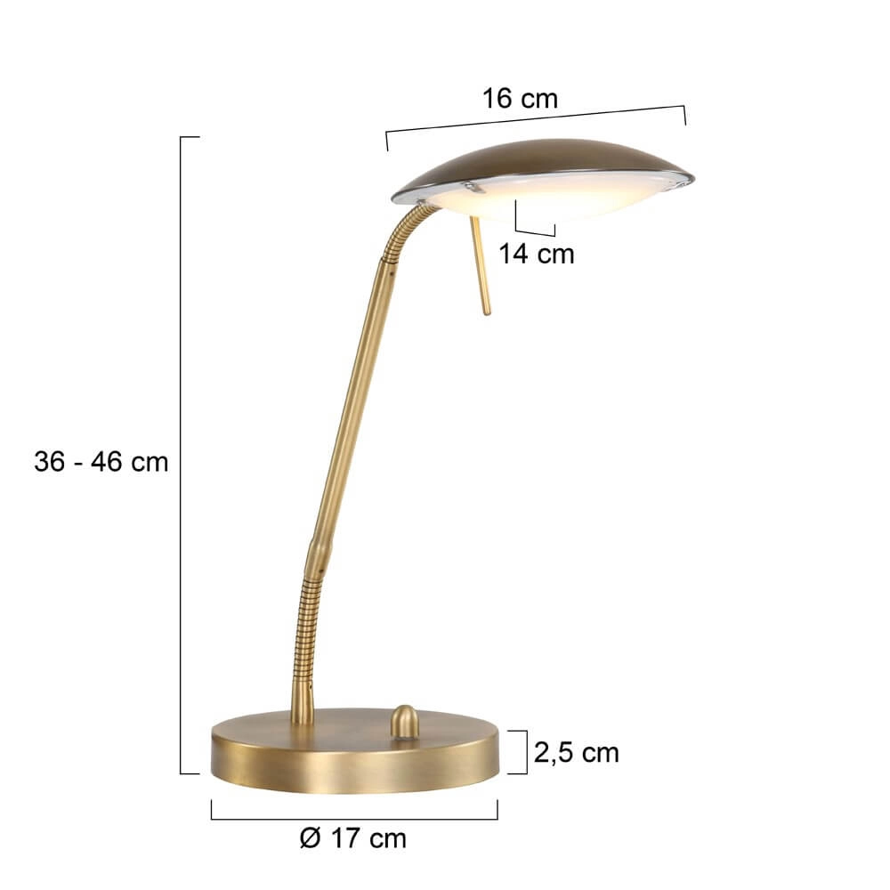 Schreibtischlampe Mexlite Steinhauer 8712746122398