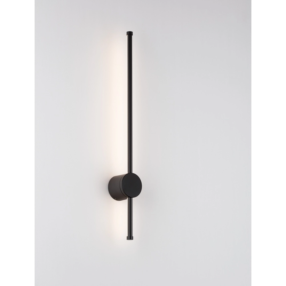 Design-Wandleuchte Ridge schwarz 65cm