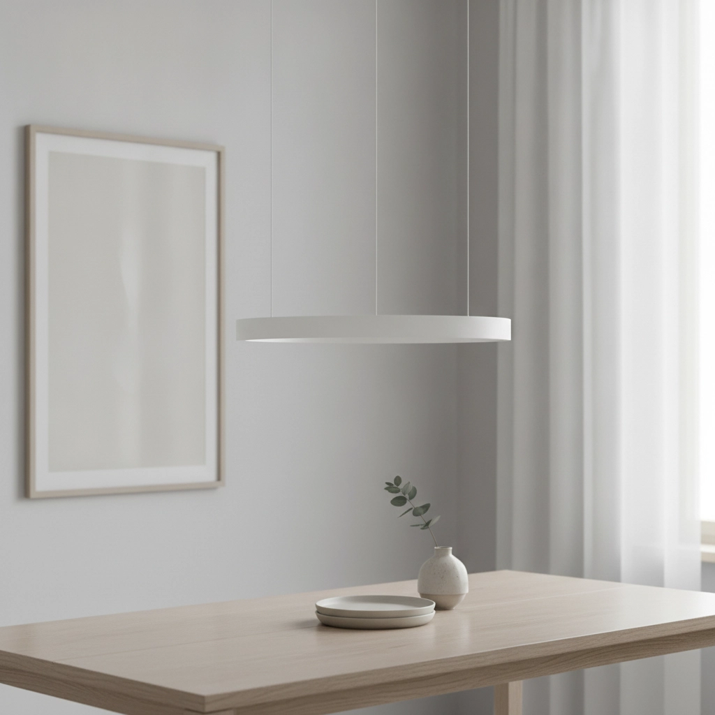 Design-Pendelleuchte Elowen weiß Ø 60cm