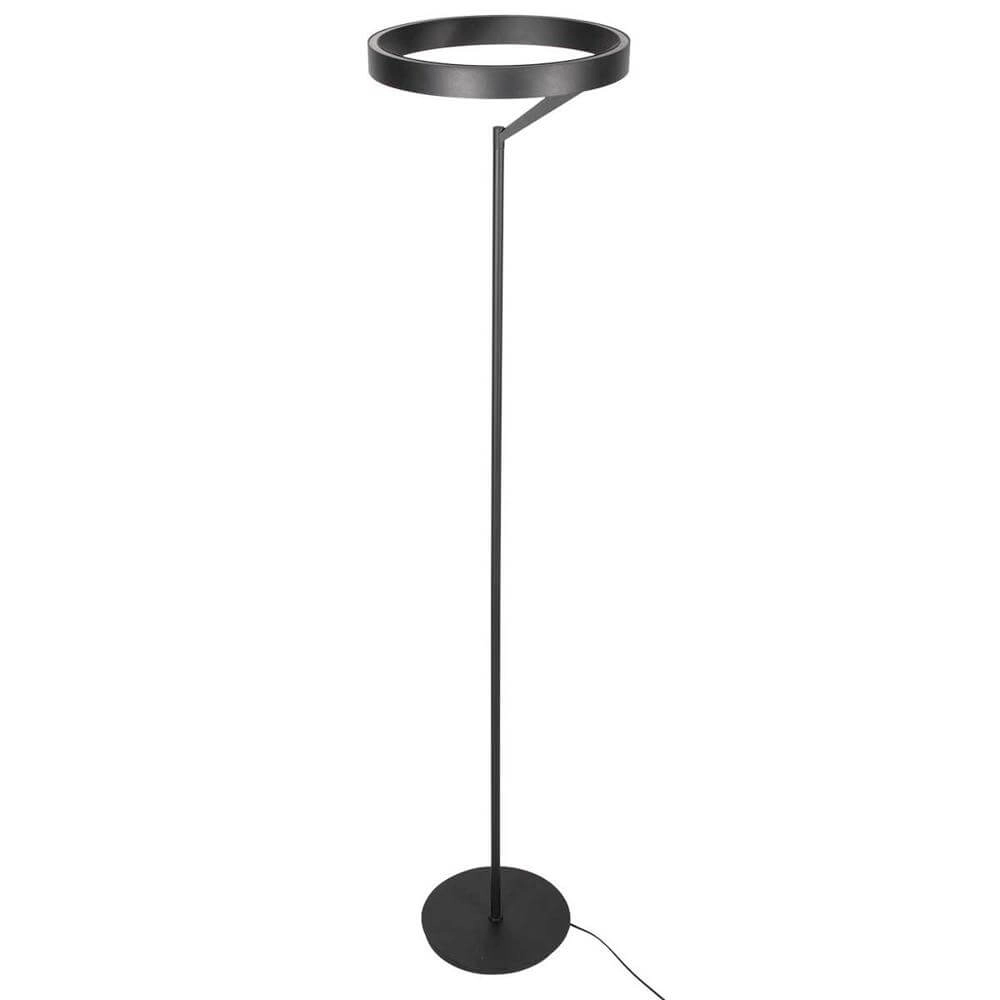 Moderne Stehleuchte Mykty schwarz Ø 40cm Steinhauer 8712746178173