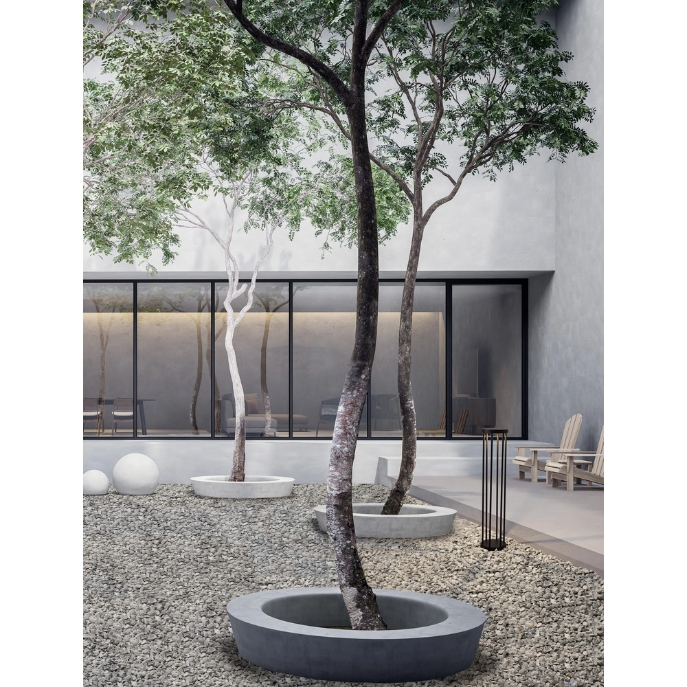 Design von Gartenlampen Nereus L anthrazit Lyora 5212017449498