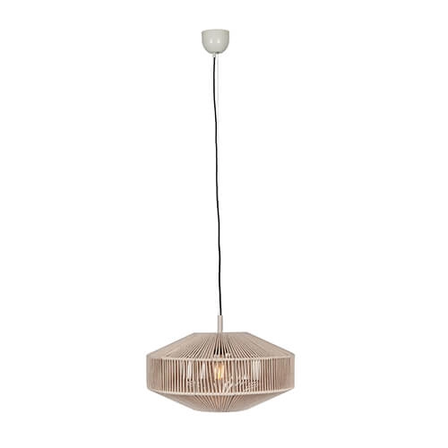 Hängelampe aus Seil Svea Ø 46cm Trio 4017807617252