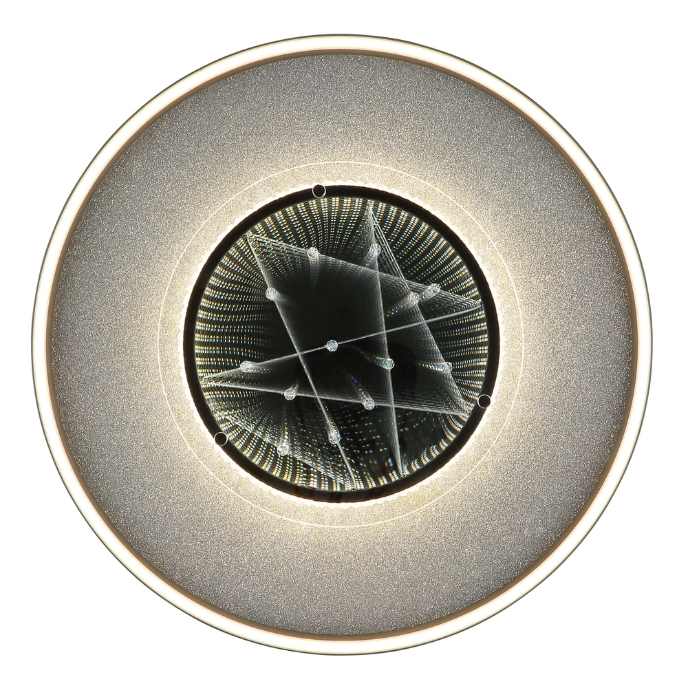 Deckenlampe Mirrora schwarz Ø 51,5 cm Globo 9007371569854