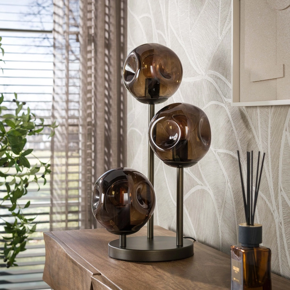 Design-Tischlampe Stellar Sienna Brown Lyora 8716803515079