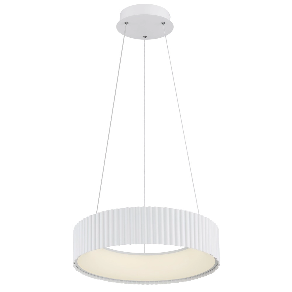 Design-Pendellampe Kemp weiße Ø 46 cm Globo 9007371566273