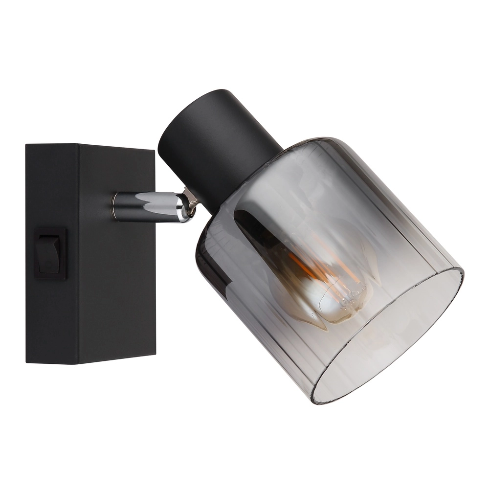 Schwarze Wandlampe Jack Schwarz Globo 9007371513833