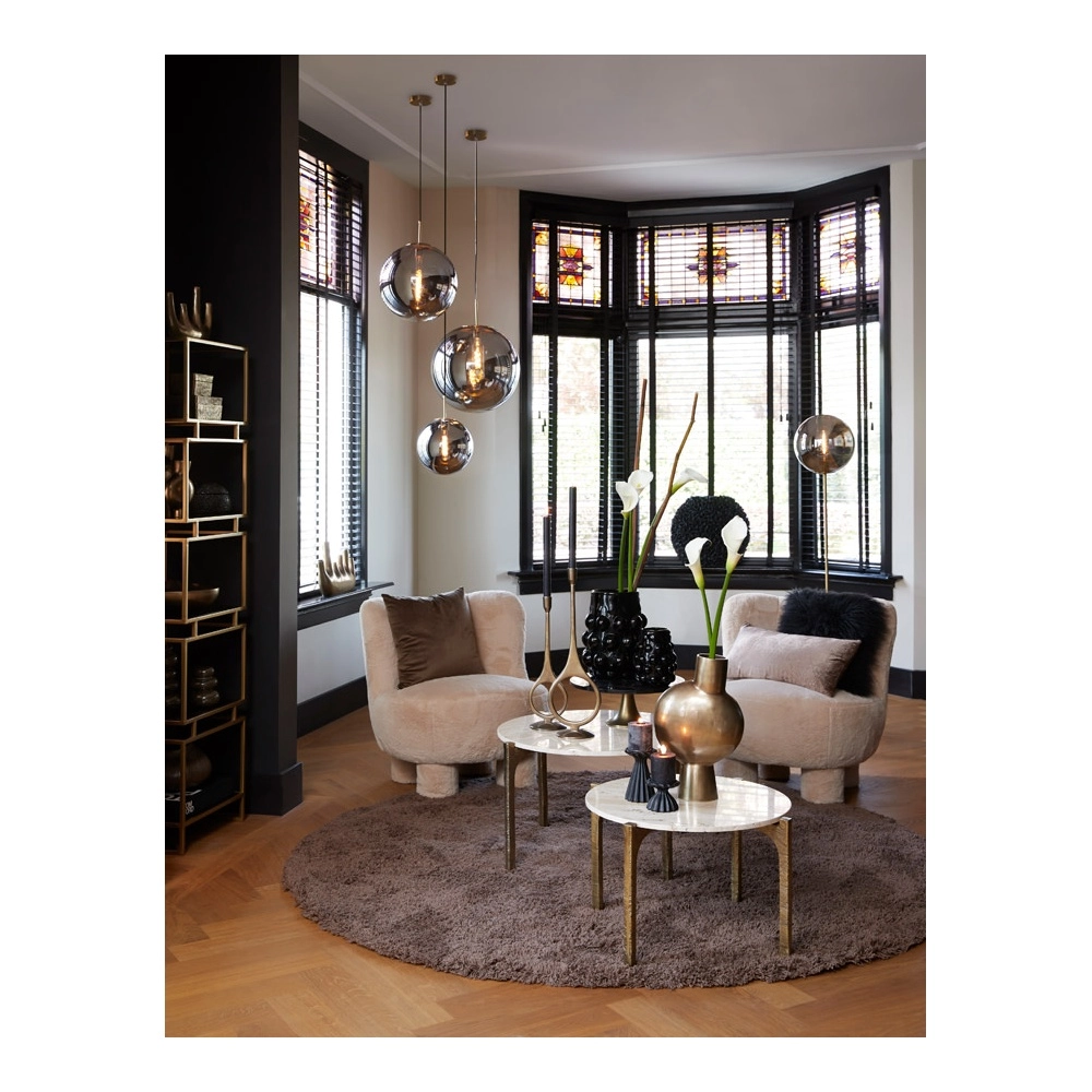 Pendellampe Medina Ø 40cm schwarz Light & Living 8717807640620