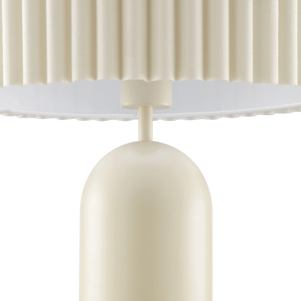 Tischlampe Velin Sandbraun Brilliant 4004353476792
