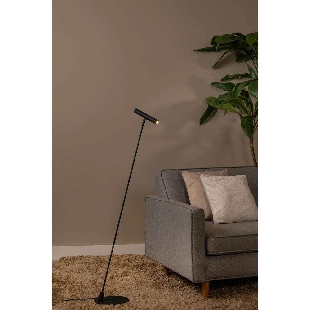 Stehlampe Alec Design Schwarz Lucide 5411212031976