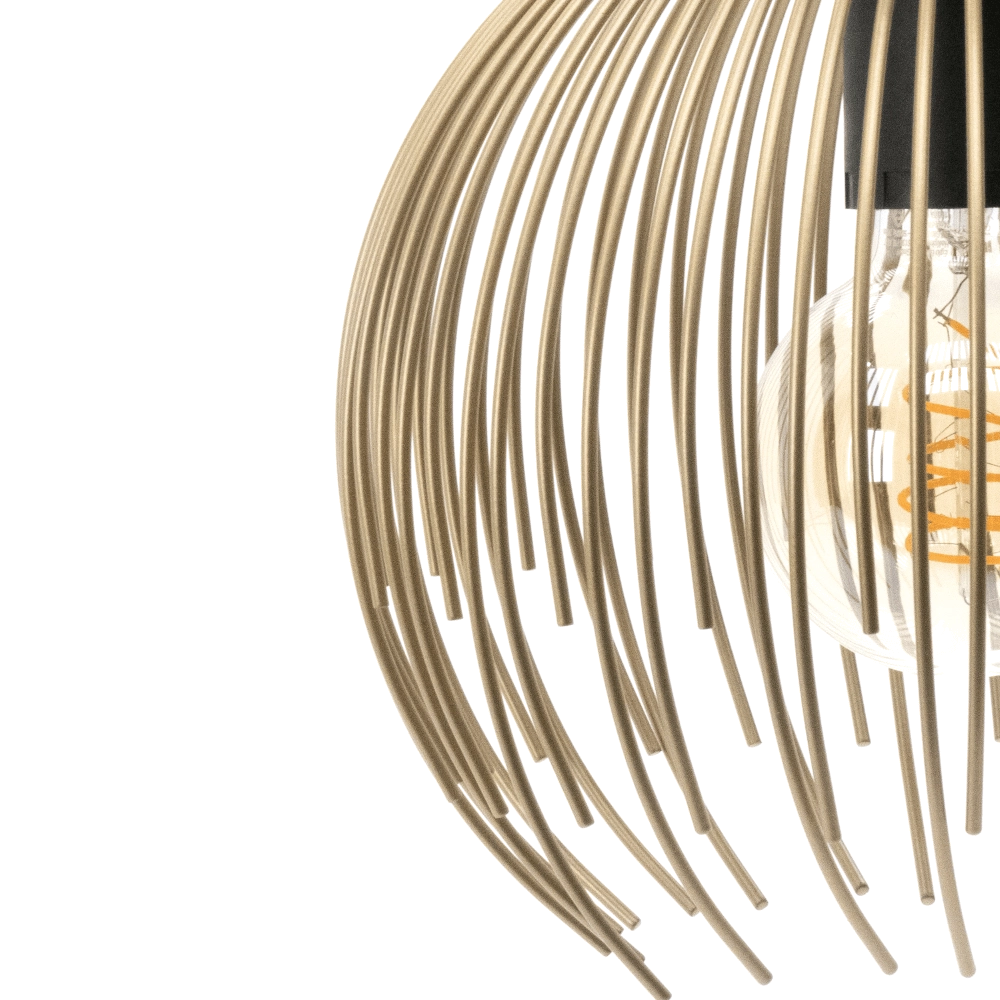 Goldene Hängelampe Venezuela Ø 23,5cm Eglo 9008606242788