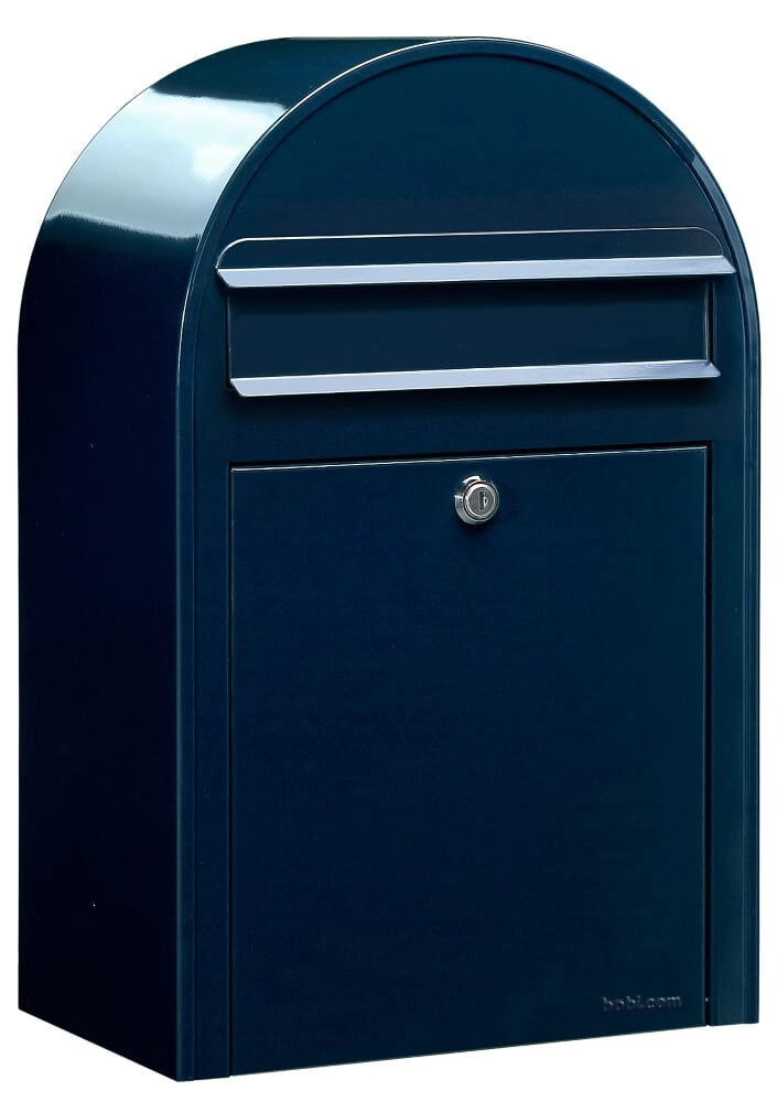 Briefkasten Classic 5004 Schwarz Blau