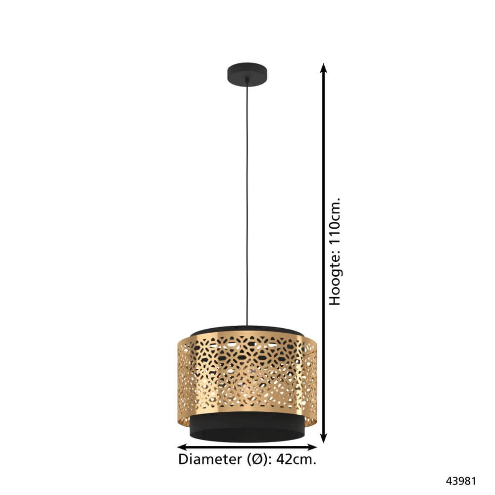 Design-Hängelampe Sandbach Ø 42cm Eglo 9002759439811