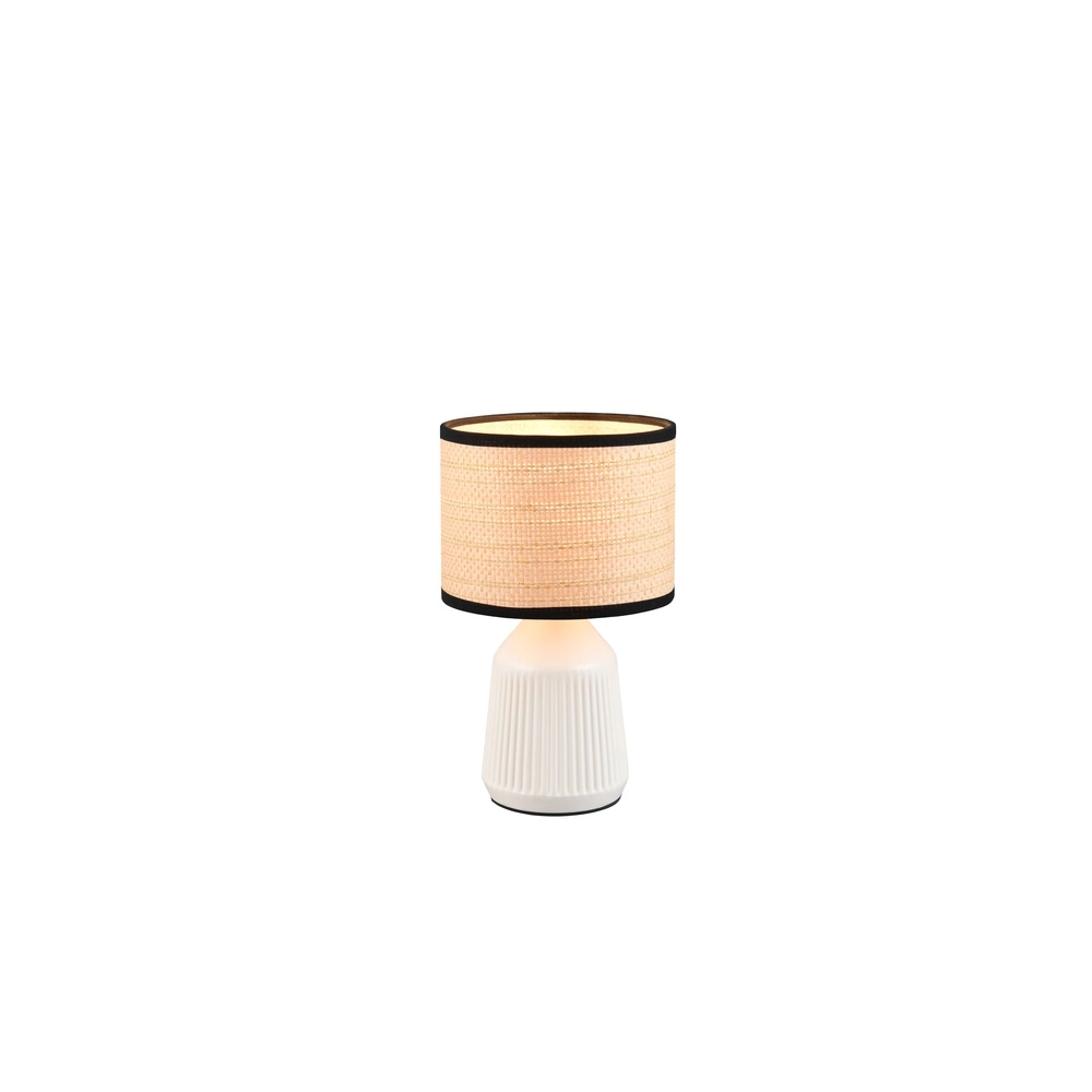 Tischlampe Formentera Ø 16 cm weiß Trio 4017807692105