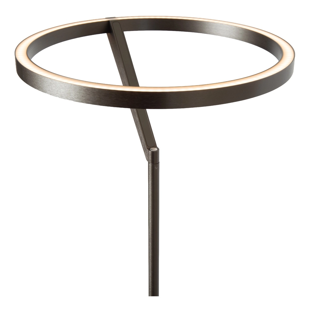 Elegante Stehlampe mit Leselampe Applause Gebürstetes Metall – LED Premium by Lucide 5411212221865