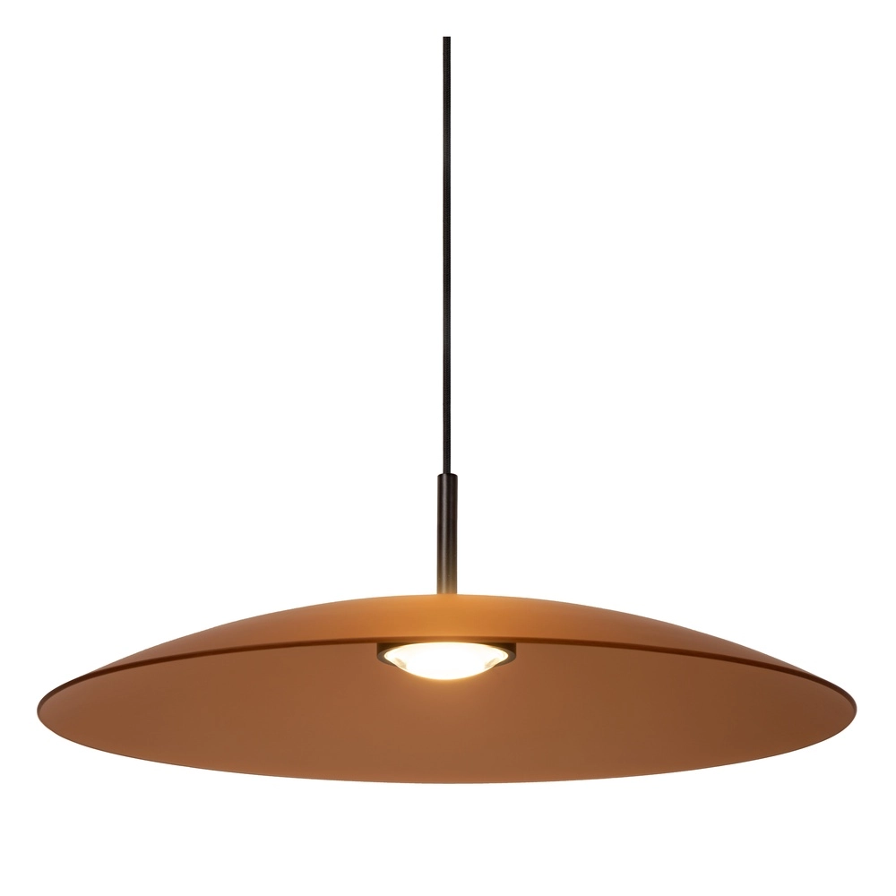 Elegante Pendellampe Menga Ø 60cm Bernsteinglas Premium by Lucide 5411212251169