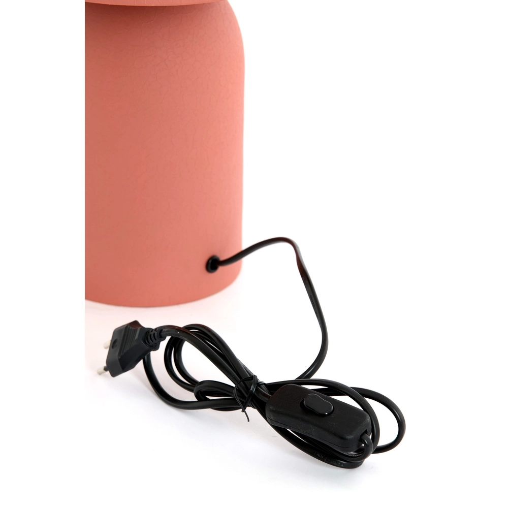 Pilztischlampe Tolima korallenrosa – Ø 31 cm Light & Living 8717807807856