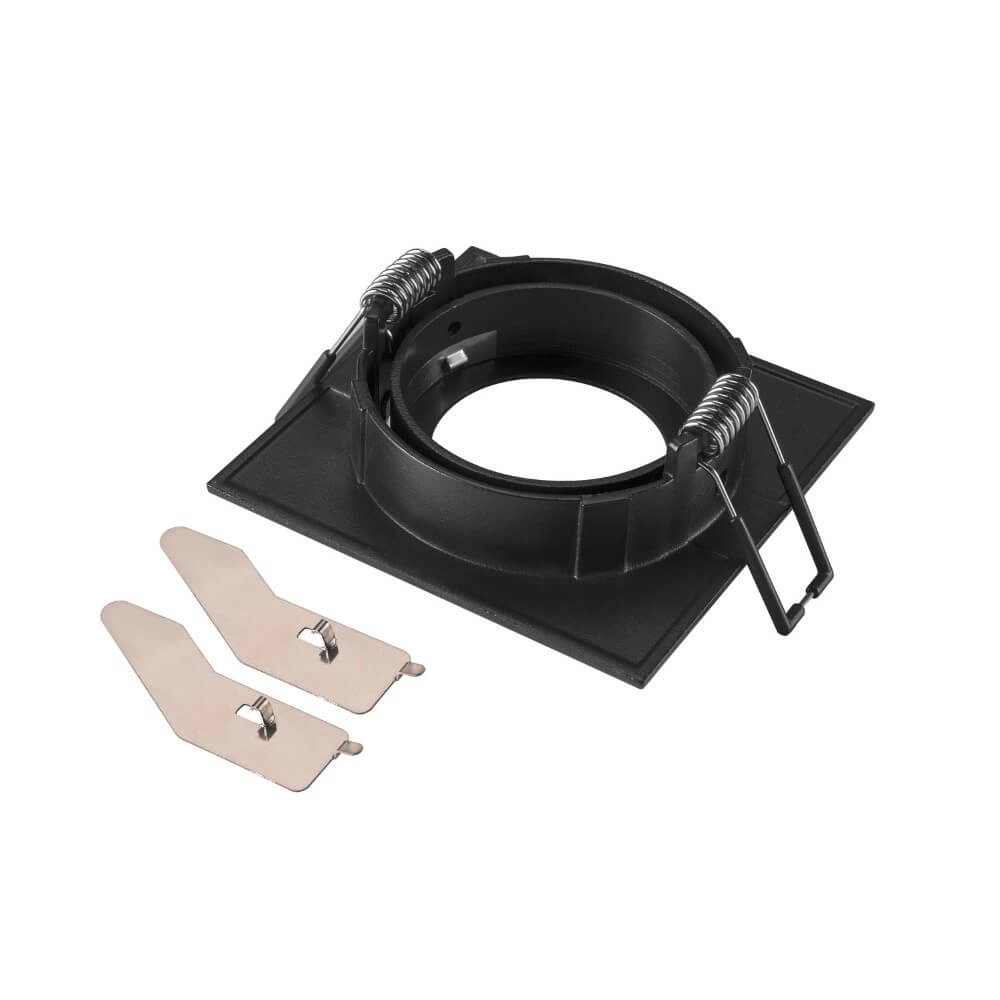 Montagering New Tria 68 quadratisch schwarz - ohne Beschlag SLV 4024163276603