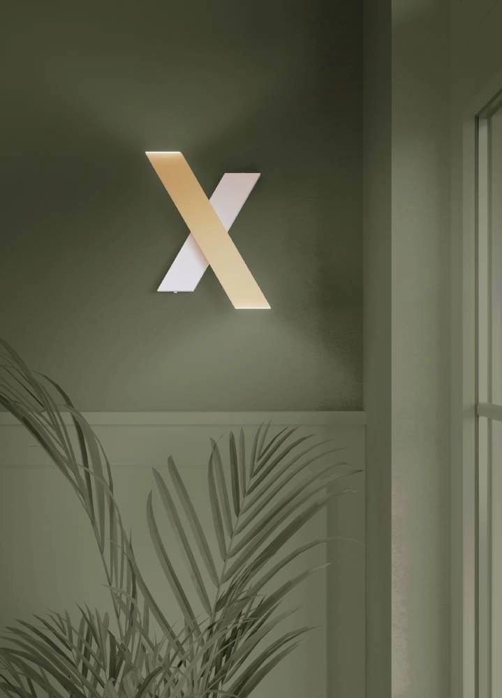 LED-Wandleuchte Brezzara Gold Stars of Light 9008606243341