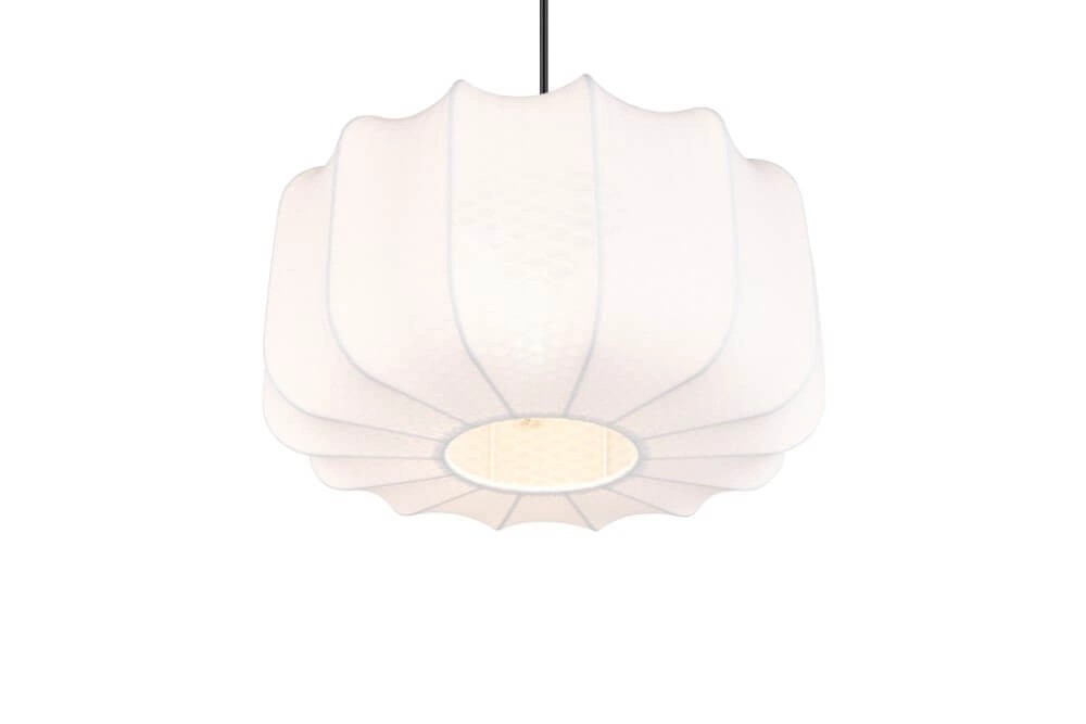 Weiße Design-Pendelleuchte Madleine Ø 40cm Trio 4017807638226